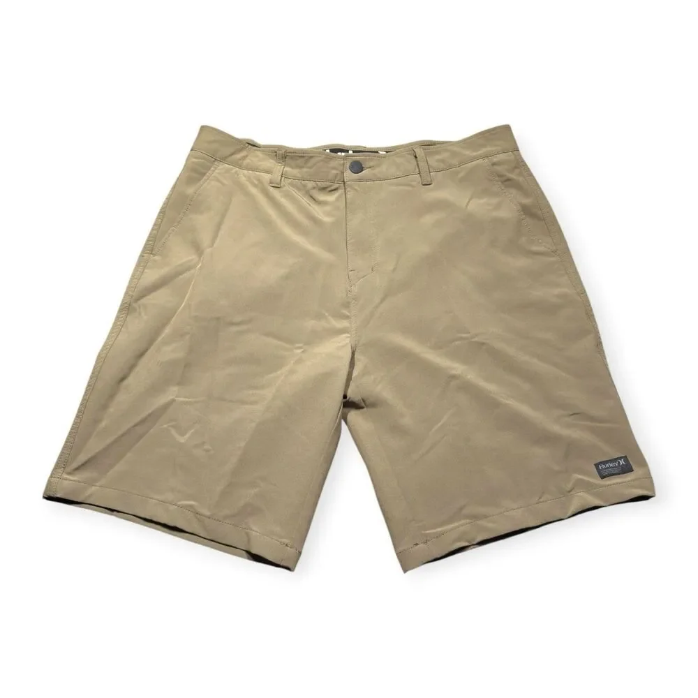 Hurley Brown Board Shorts Size 36 Surf Beach Swim Trunks Summer Shorts‎